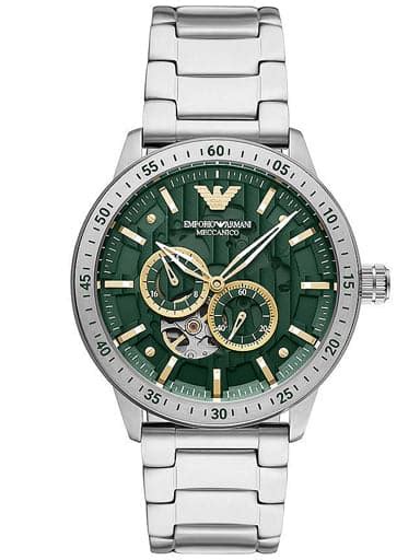 Emporio Armani Automatic Stainless Steel Watch Ar60053.